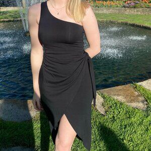 Wilfred Saturn Mini One-Shoulder Dress